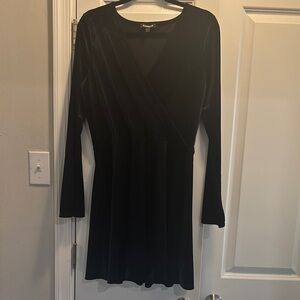 Express Black V-Neck Sheath Dress